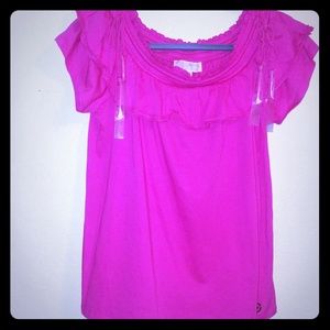 NWT Michael Kors Fushia Blouse